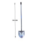 ⁦مجرفة فولاذية بمقبض طويل⁩ - الصورة ⁦3⁩