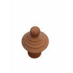 ⁦وعاء فانوس من الطين المنحوت - 30 سم⁩ - الصورة ⁦3⁩