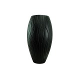 Elentra Wavy Fiberglass Planter – 75 CM (Black)