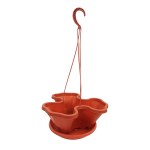 Hanging Plastic Planter – 60 CM (Brown)