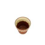 Leaf Pattern Pot – 25 CM (Brown) - Image 2