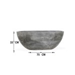 Long Cement Pot Set – 2 PCS - Image 2