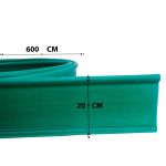⁦Plastic Garden Edging – 6 m (Green)⁩ - الصورة ⁦3⁩