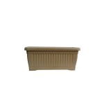 Rectangular Plastic Planter – 18 CM (Beige)