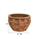 ⁦وعاء دائري من الأسمنت الليفي – 23 سم⁩ - الصورة ⁦2⁩