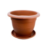 Round Plastic Pot – 50 CM (Terracotta)