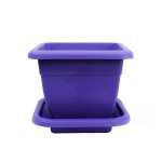 وعاء بلاستيكي مربع – 30 سم (أرجواني)