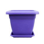 Square Plastic Pot – 40 CM (Purple)