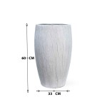 Tall Fiber Cement Pot – 33 CM - Image 2