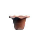 Wavy Rim Clay Planter – 25 CM