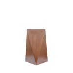 Wood Finish Fiberglass Planter – 68 CM