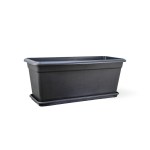⁦Plastic Window Planter – 30 CM (Black)⁩ - الصورة ⁦2⁩